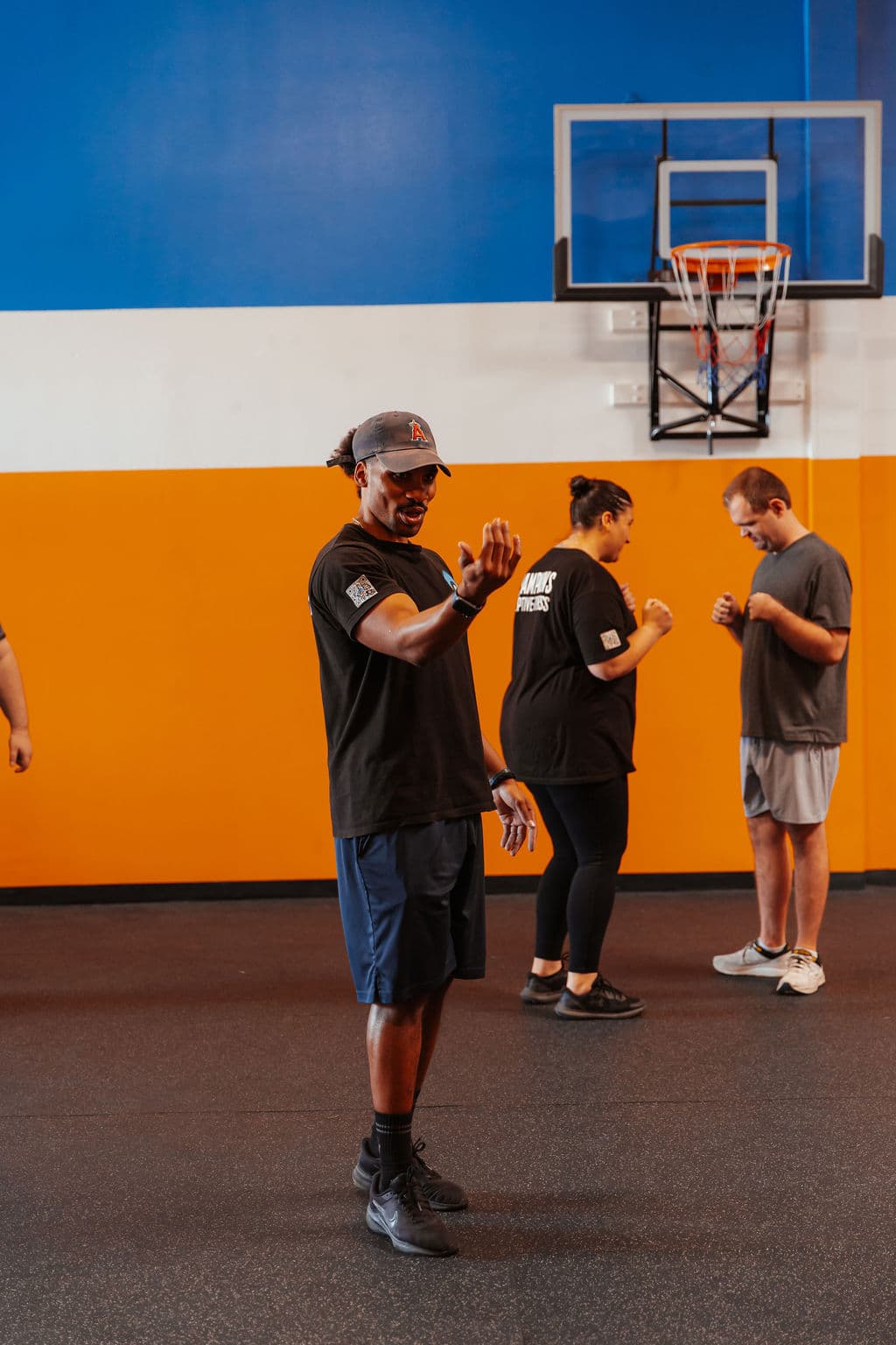 Personal training session at Champions Adaptive Fitness